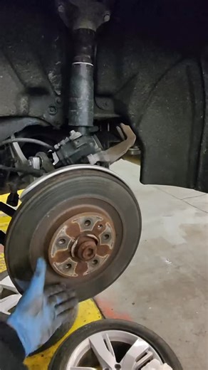 Audi Q5 brake pads and rotors replaced by our great mechanic Omar! 📍500 W 25th St, New York, NY Serving Chelsea, Manhattan 👨‍🔧🧰⚙️ | Marty's Auto Body Services