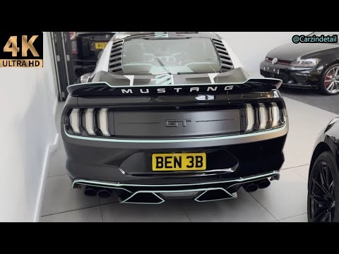 Ford Mustang 5.0 V8 GT | Jet Black with Tiffany Interior | Cinematic 4K