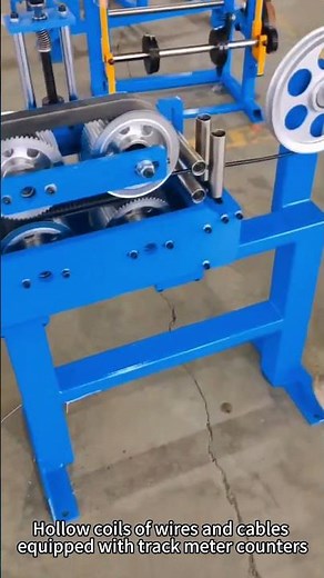 Wire and cable length meter counter track style meter counter