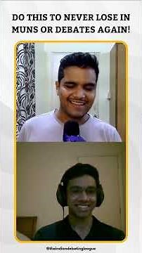 Never lose an MUN or Debate again | ‪@thesankalpshow‬ , ‪@PranayBhalla‬ #debatingindia #munindia