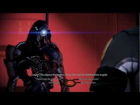 Mass Effect 2 - Legion about the Geth and N7 Armor, there was a hole