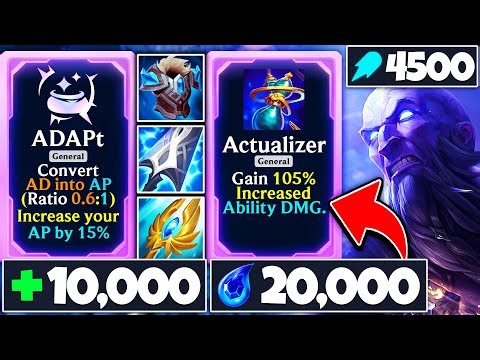 4.5K AP + 20K Mana + 10K HP Ryze: Multiple Tear Items & New Mana Item