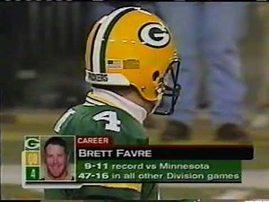 2002 NFL Week 14 Minnesota Vikings vs Green Bay Packers Dec 8. Full Game ESPN Sunday Night Football