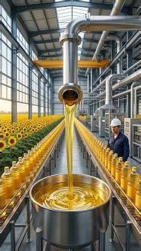 Inside a Giant Sunflower Oil Factory – How Millions of Seeds Become Cooking Oil #howitsmade