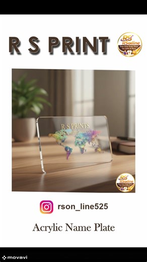 Acrylic Card Ne Wedding Market Hila Di I UV DTF PRINT ON ACRYLIC