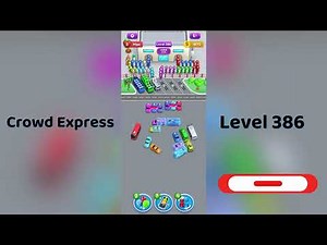 Crowd Express Level 386 Walkthrough 🚦 | Step-by-Step Solution | Go Answer