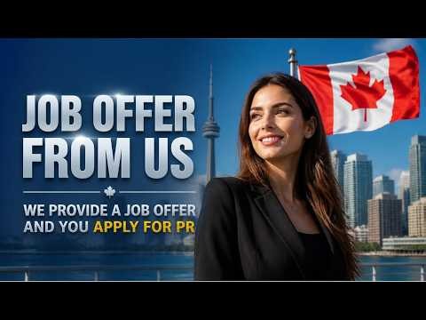 immigration to Canada - Get Job offer from us and apply for PR application !