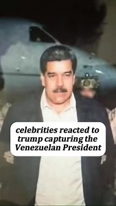 Celebrities reacted to trump capturing the Venezuelan President #celebrity #actor #celebritynews #hollywood #discovery | Celebs Insights