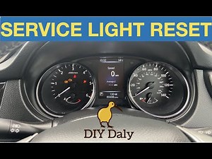 How do I reset the Nissan Qashqai Service light?