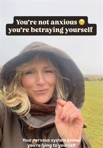 Most people are trying to regulate their nervous system while continuing the behaviours that dysregulate it. They meditate. They journal. They do breathwork. But they still say yes when they mean no. Still ignore their anger. Still stay in situations their body knows aren’t safe. Your nervous system is not broken. It’s intelligent. Anxiety is often your body protecting you from the cost of self-betrayal. Burnout is often the exhaustion of performing instead of being real. The goal isn’t just to 