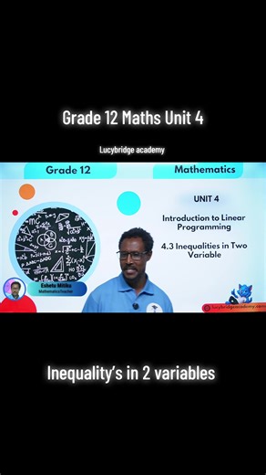 Learn maths with us, we always have everything to make your study easy🧑‍🏫 #LucyBridgeAcademy #elearning #maths #grade12 #nationalexam