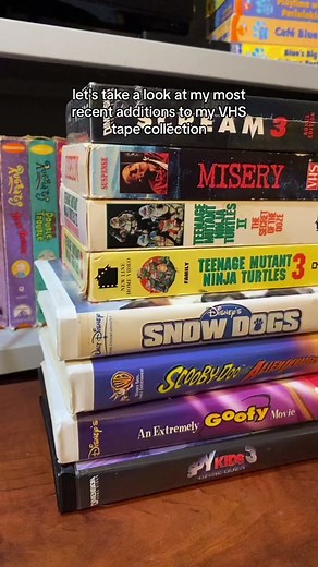 New additions to my vhs collection! #vhstapes #toycollector