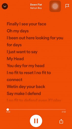 Kelvyn Boy - Down Flat (Lyrics Video)