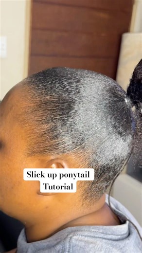Slick up ponytail tutorial