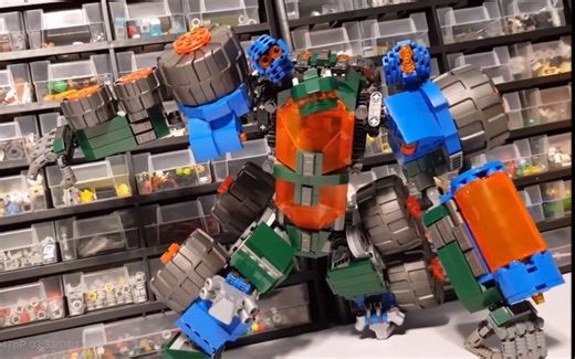 LEGO Transformer Combiner Mech Road Smasher