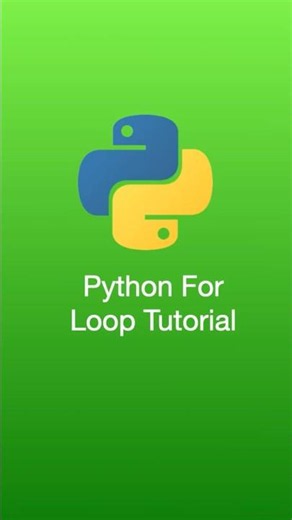 Python For Loop Tutorial #python #coding #developer #techtips