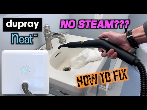 Dupray NEAT Steam Cleaner - NO STEAM or SPRAY!!! Solved!