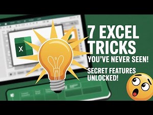 💥 Top 7 Excel Tricks for 2025 to Boost Productivity Fast (You'll Love #4!)"