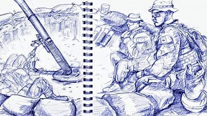 Marine Combat Artist, SSgt Elize McKelvey reports back on her recent trip overseas. McKelvey is part of the US Marine Corps Combat Art Program which is managed by the Museum. The Combat Art Program traces its origins to 1942. Brigadier General Robert Denig's simple guidance in 1942 -- "Go to war, do art." still applies today. Find out more about the program here: www.usmcmuseum.com/usmccombatartprogram.html . . . . . . #USMCMuseum #Marines #USMC #SemperFi #Art #CombatArt #military | National Mus