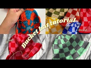 Beginner Checkered Bucket Hat Tutorial