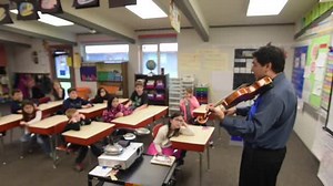 Seattle Symphony's Link Up project visits Peter G Schmidt elementary