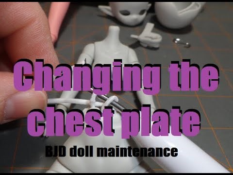 Changing the chest plate on Cooze Devil horns series BJD