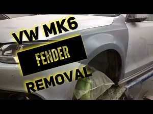 MK6 VW Jetta Golf Passat Fender Removal - EASY!