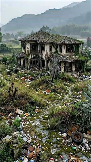 Forgotten Mansion Gets a New Life 🌿 | Amazing Home Restoration #HomeRenovation #DreamHome #shorts