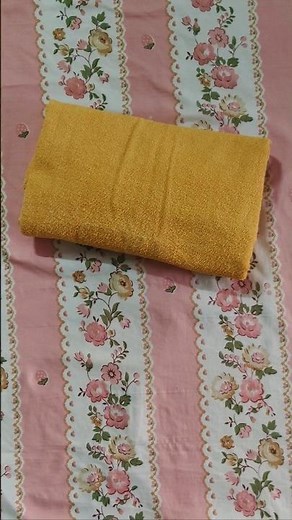 The Simple Trick to Folding Towels Like a Pro in 5 Minutes #5minuteeverything #secrethacks #craft
