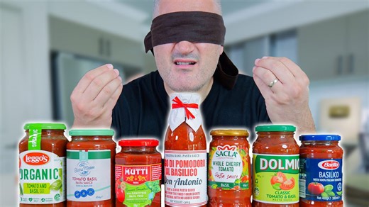 Italian Chef BLIND PASTA SAUCE - TASTE TEST