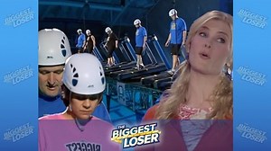 36K views · 112 reactions | Our contestants must tread carefully in this challenge when their treadmills are suspended above the water with a 10 ft drop!  Who will fall in first? | The Biggest Loser | Facebook