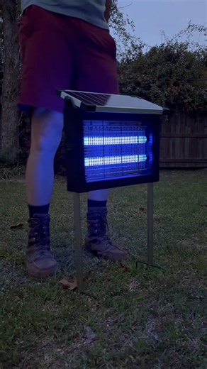 Solar Bug Zapper 4500V | Outdoor Mosquito Killer for Patio & Camping 🦟⚡
