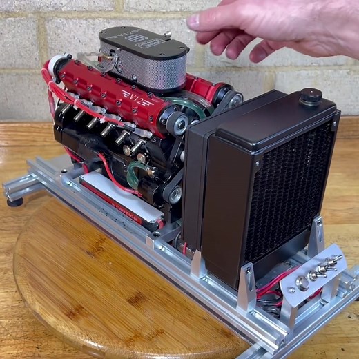 V12 gasoline Engine Model !#enginemodel #engine #scalemodel #tk #fyp #model#miniengine #v12engine #v12 #v12enginemodel