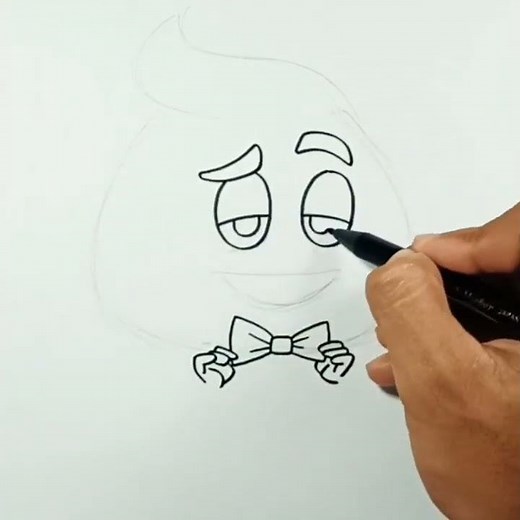 How to draw Poop Emoji #shorts