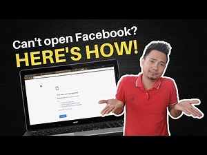 [SOLVED] How to Fix Cannot Open Facebook (Tagalog)