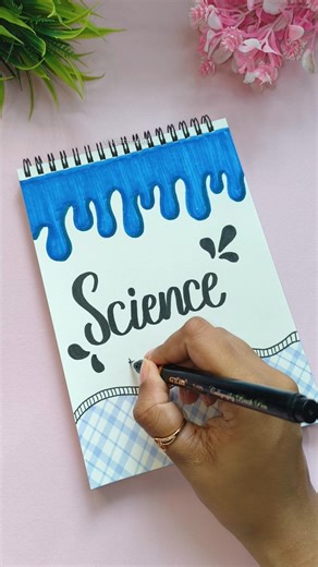 'Science' Frontpage for Summer Assignment🩵💙| #shorts #youtubeshorts #frontpage