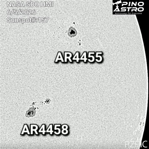Sunspots! June 5, 2026 #PinoAstro
