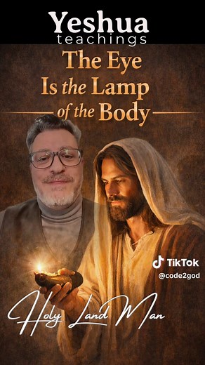 Why Jesus/Yeshua Said the Eye Is the Lamp of the Body? Yeshua’s wisdom comes from the Original Bible. And here, translation hides the depth. In the Original YESHUA Testament, Yeshua says: נר הגוף הוא העין The most accurate translation is: “The eye is the lamp of the body.” This is not poetry. It is cognitive mechanics. In Hebrew thinking, the eye is not just sight. It represents focus. What you consistently look at is what fills you. Yeshua continues by explaining that if the eye is “good,” the 