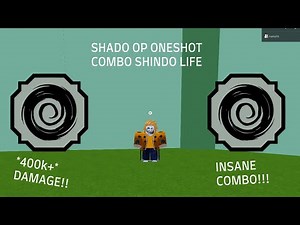 SHADO OP ONESHOT COMBO | Shindo Life Roblox