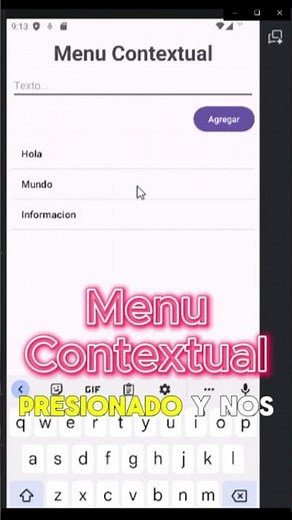 Android Studio Contextual Menu | Complete Java Guide for Beginners 🔥 #viralvideos #viralshorts
