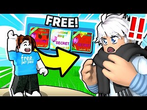 Quitting BGS!? DONATES SHINY SECRET PETS In BubbleGum Simulator (Roblox)