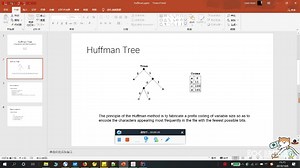 Implementing project of Huffman Tree using Java