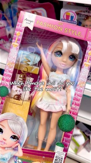 This might be my favorite Rainbow High Amaya doll 🥹💗✨#rainbowhigh #amayaraine #doll #dollshopping