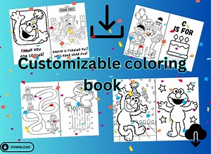 Sesame St Coloring Book