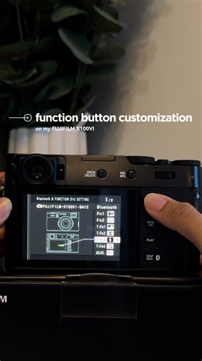 Customizing Fujifilm X100VI Function Buttons