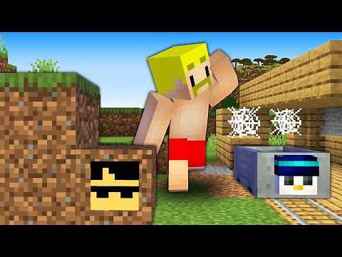 [Minecraft] Hide and seek in a world where you can transform into anything!