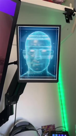 I put the new #AI #ChatGPT into a #LookingGlass #Hologram ✨ This was a super fun #project to do in #unrealengine 🔥 #GPT #artificialintelligence #programming #software #engineering #engineer #fyp #trending #foru #foryoupage #forupage