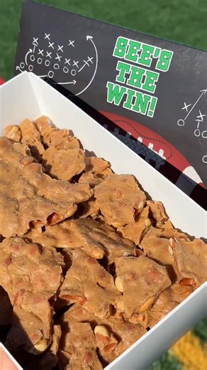It’s National Peanut Brittle Day! 🥜✨ Mary See’s original Peanut Brittle has been made the same way for over 100 years- each bite is loaded with buttery, crunchy, nutty goodness. That’s a tradition worth celebrating! Treat yourself: https://cur.lt/sncnaboac | See's Candies