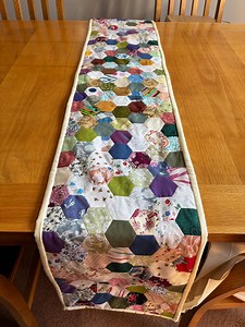 Handsewn Patchwork Table Runner - Etsy UK