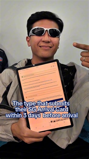 What’s your travel type? 👀 Submit early to avoid emergency assistance at the checkpoint. 🎥: Insp Parker 🎬: INSP Reduwan CI1 Azah CI1 Han CI1 Phillip SGT2 Alif SGT2 Hadi #ICA | Immigration & Checkpoints Authority